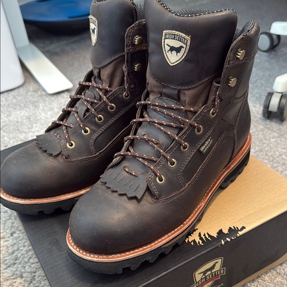 Irish Setter Trail Blazers Brown High-Top Boots - Picture 2 of 7